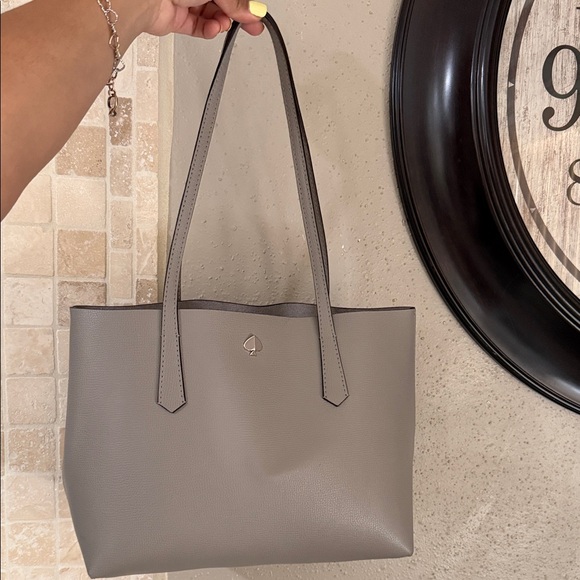 kate spade Handbags - Kate spade Gray Tote Bag